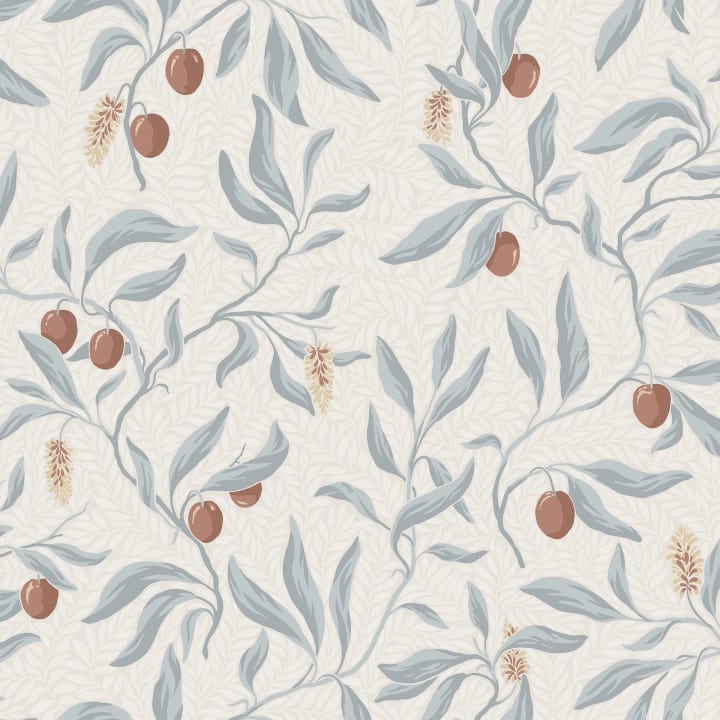 Little Botanize, Terracotta Blue – The Pattern Collective