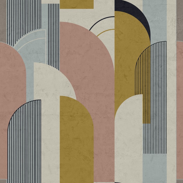 Bold Art Deco Wallpaper | laque.vn