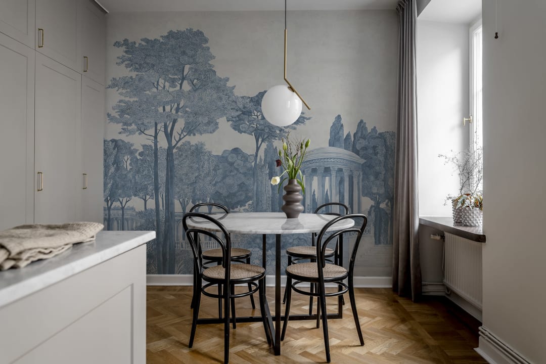 Dining Room Wallpaper  Flower Wall Murals  Giffywalls