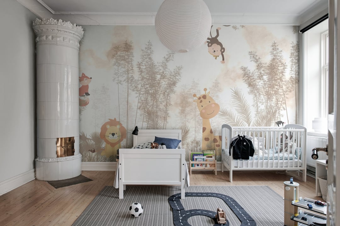 Modern Nursery Wallpaper  Wallpapers For Baby Room by Livettes