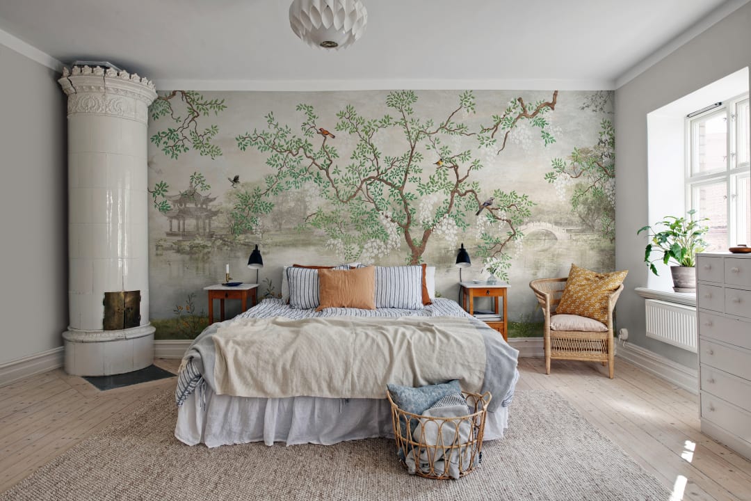 A Fine Wallpaper Trend You Cant Miss Wallpaper Mural Art  Forest Homes