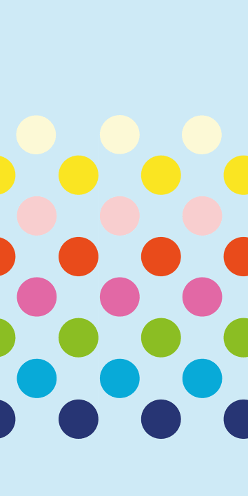 Colourful Rainbow Polka Dot Pattern Wallpaper | Hovia CA