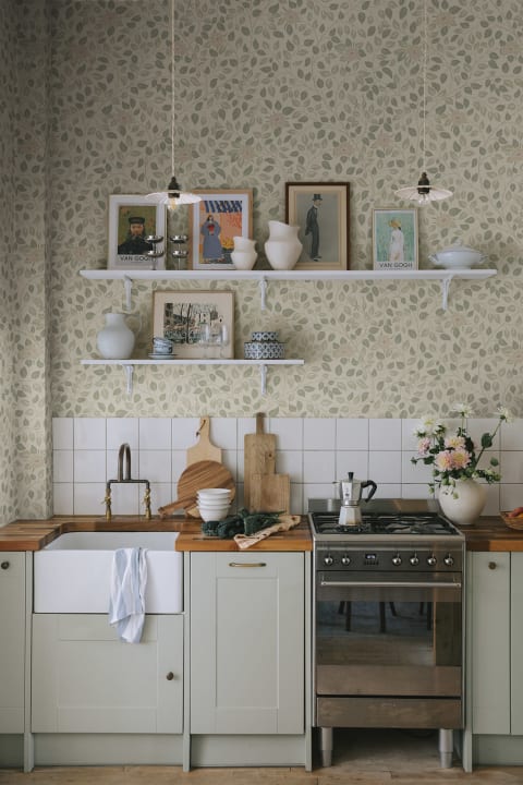 140 Stunning Kitchen Wallpaper for 2025 | Sandberg Wallpaper
