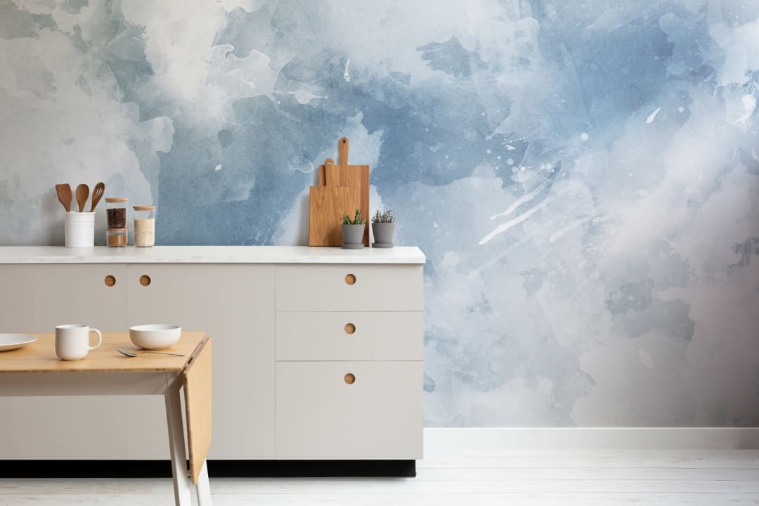 Blue & White Grunge