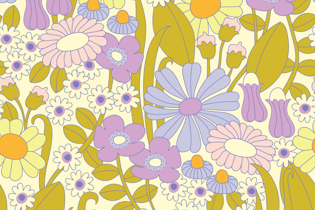 Groovy Meadow Purple