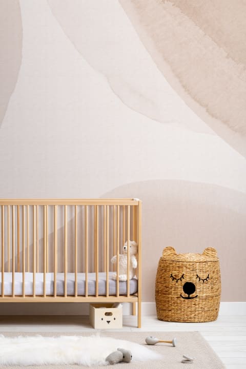 plain nursery wallpaper