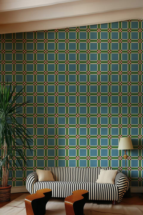 bold retro wallpaper