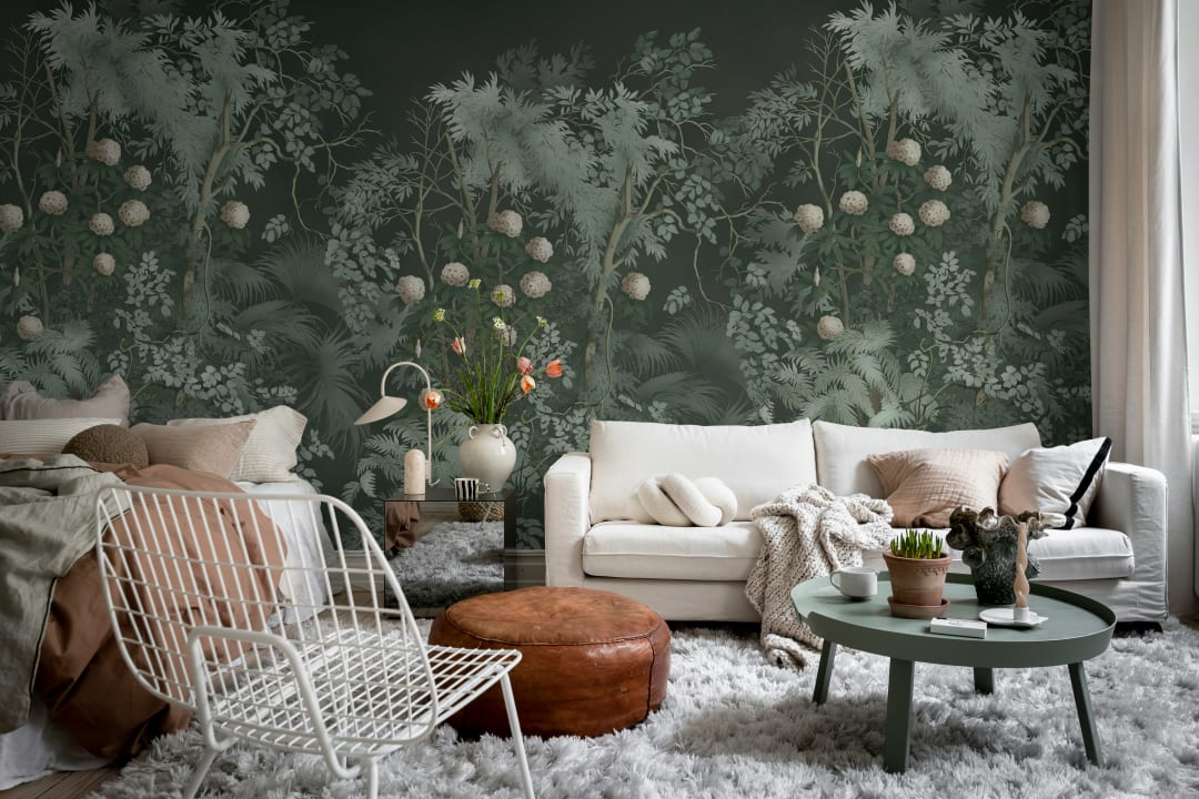 garden inspired wallpaper