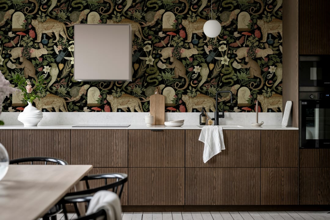 back kitchen wallpaper