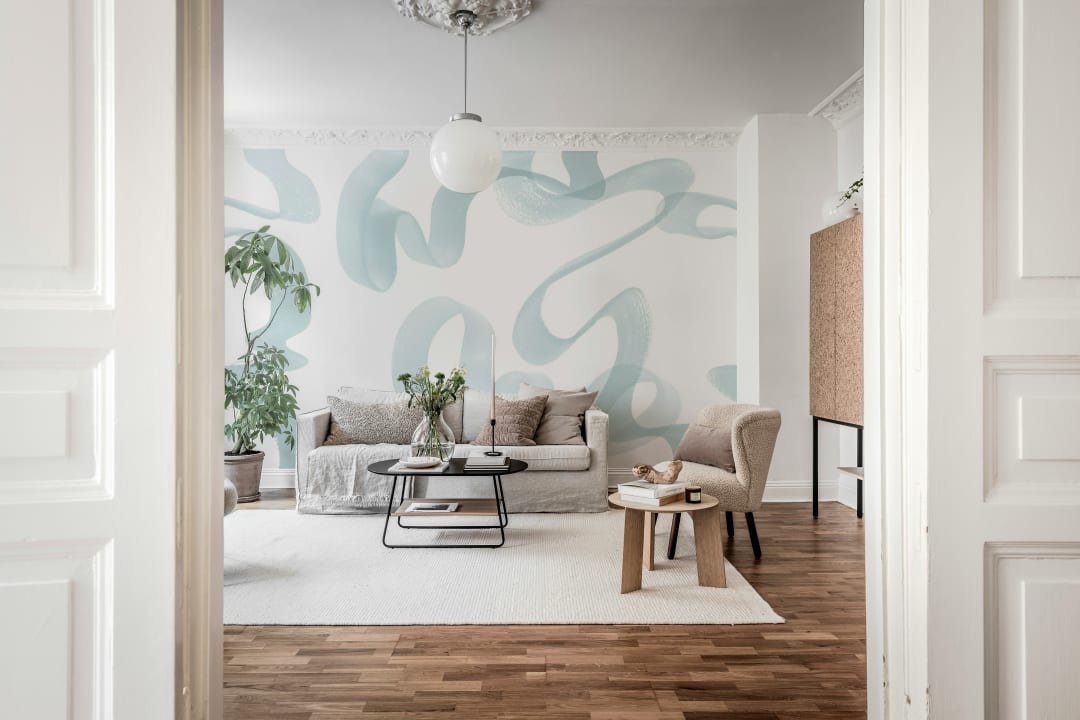 wallpaper living room b&q