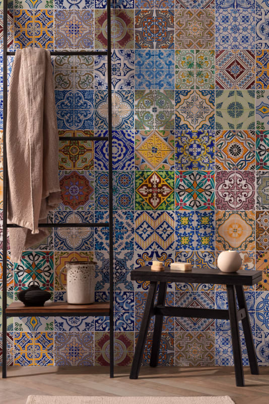 bathroom wall tiles wallpaper