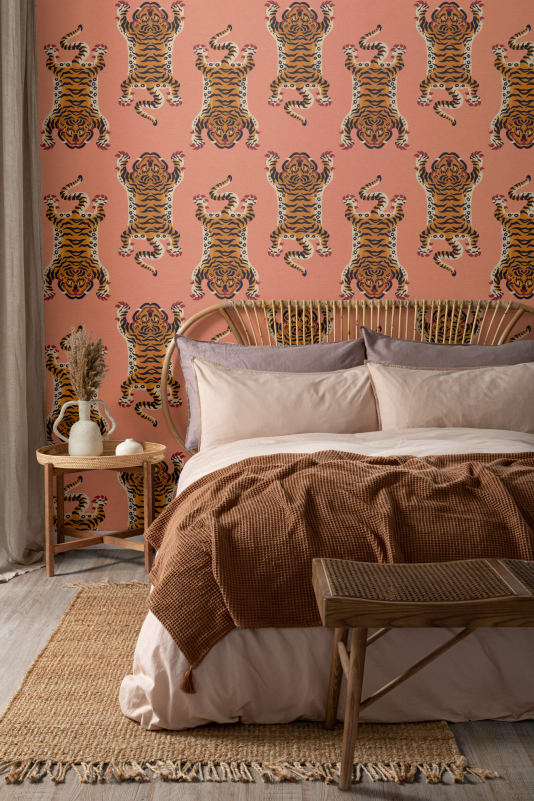 tiger wallpaper bedroom
