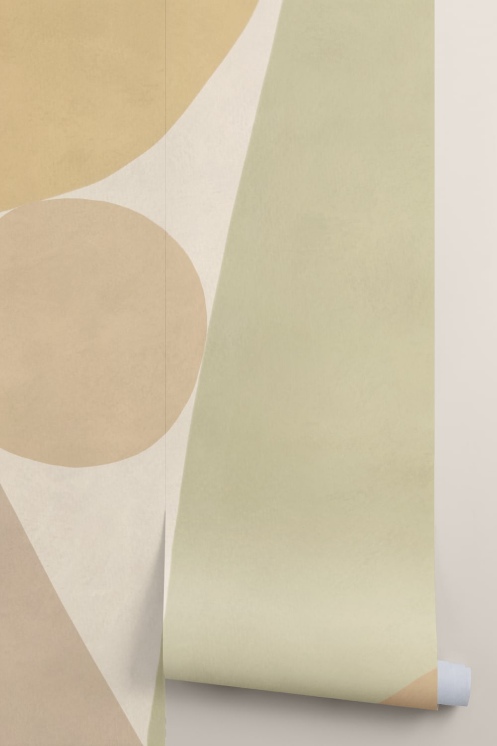 Multicolor Abstract Shapes Contemporary Wall Mural Design Mural