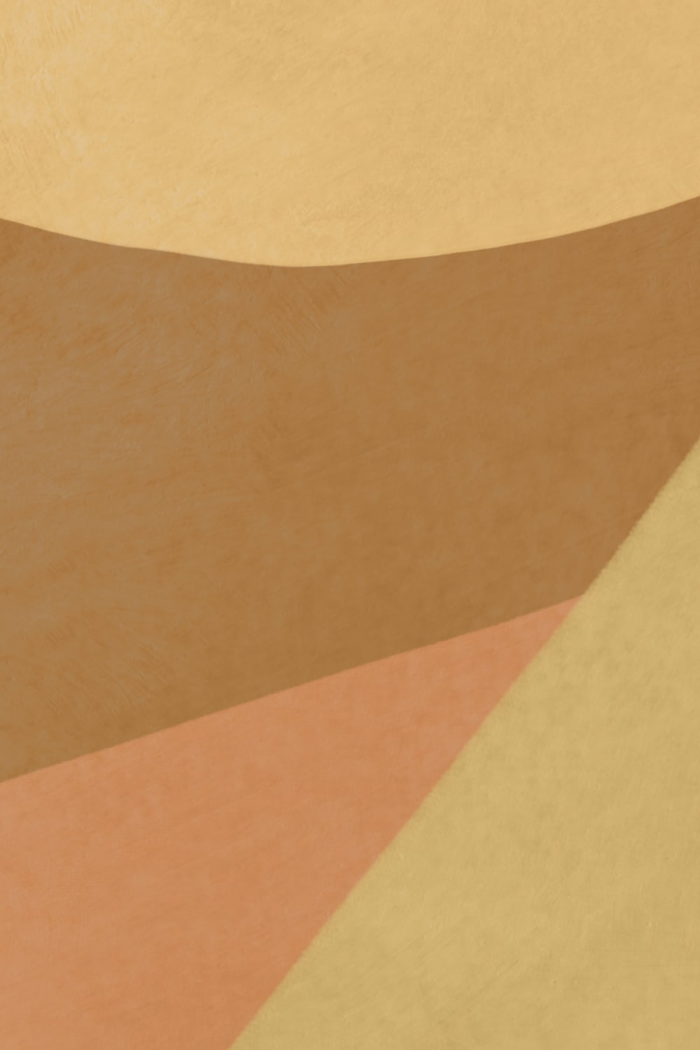 Warme geometrische abstrakte Beige Fototapete für moderne Räume