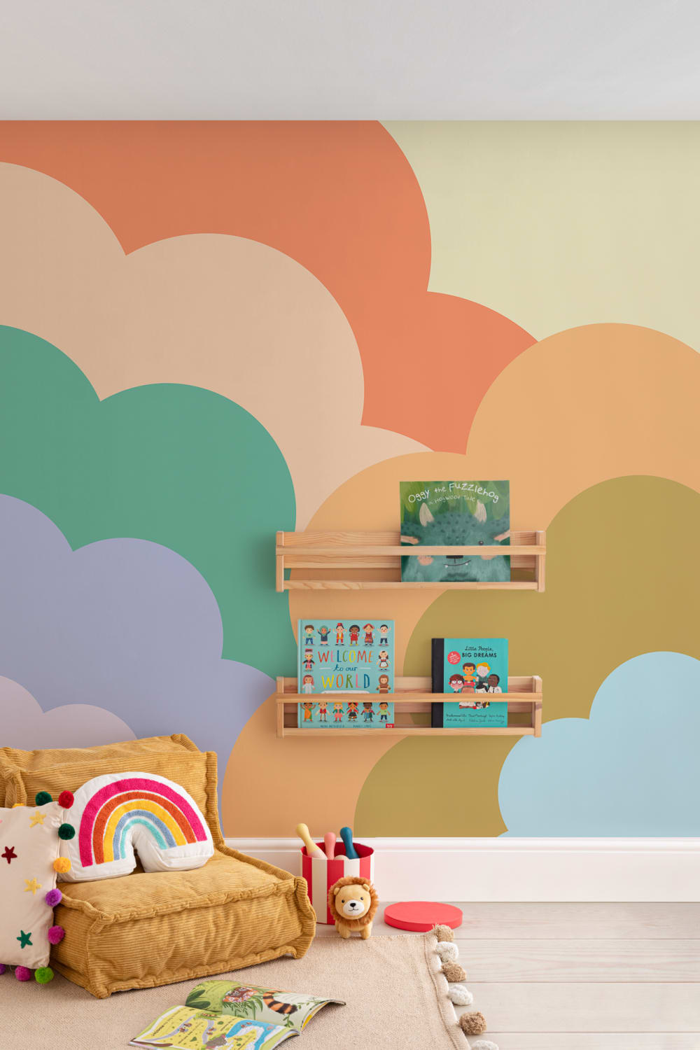 Elizabeth Olwen Happy Skies Pastel Fototapet