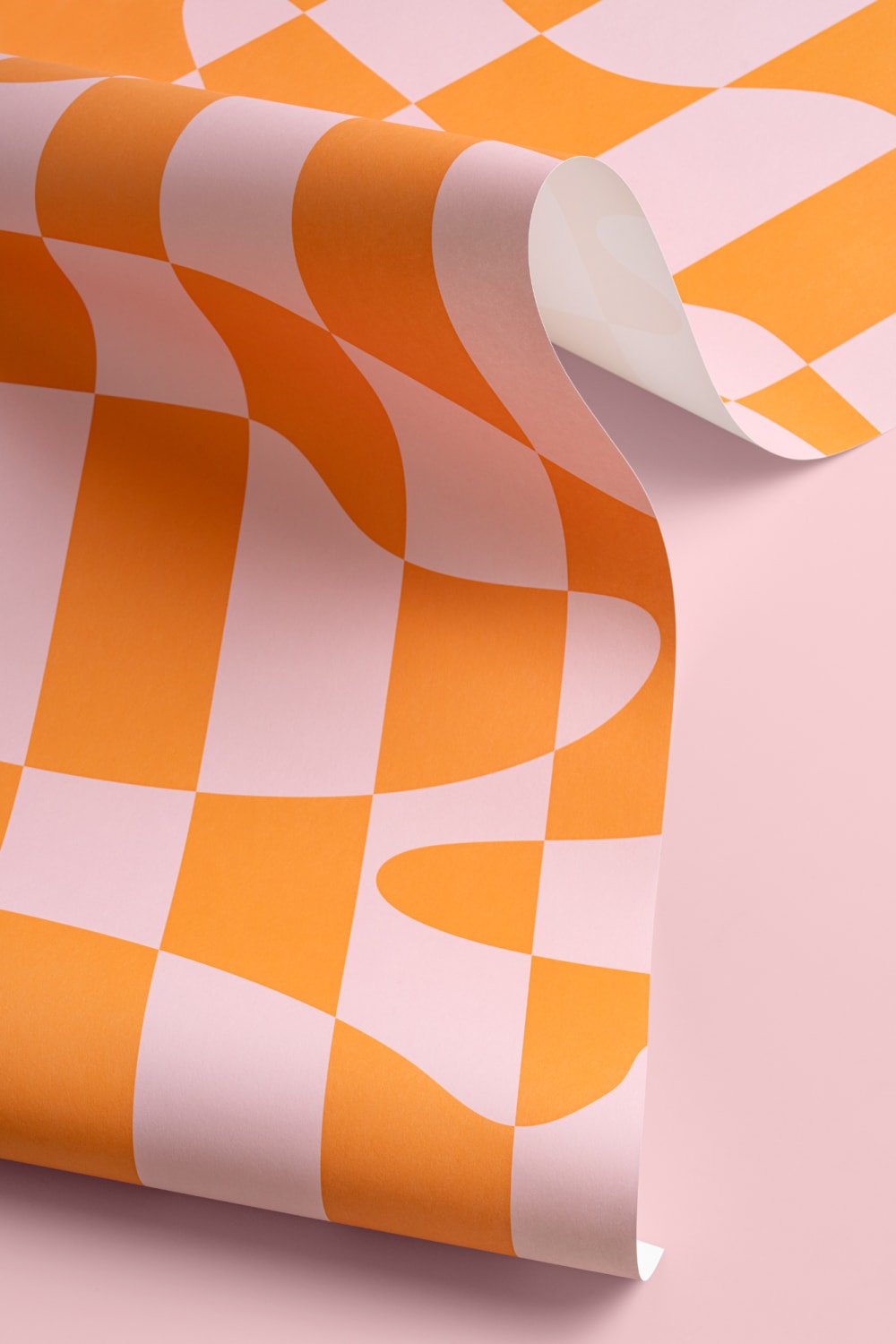 Elizabeth Olwen Stripescape Pink Mural
