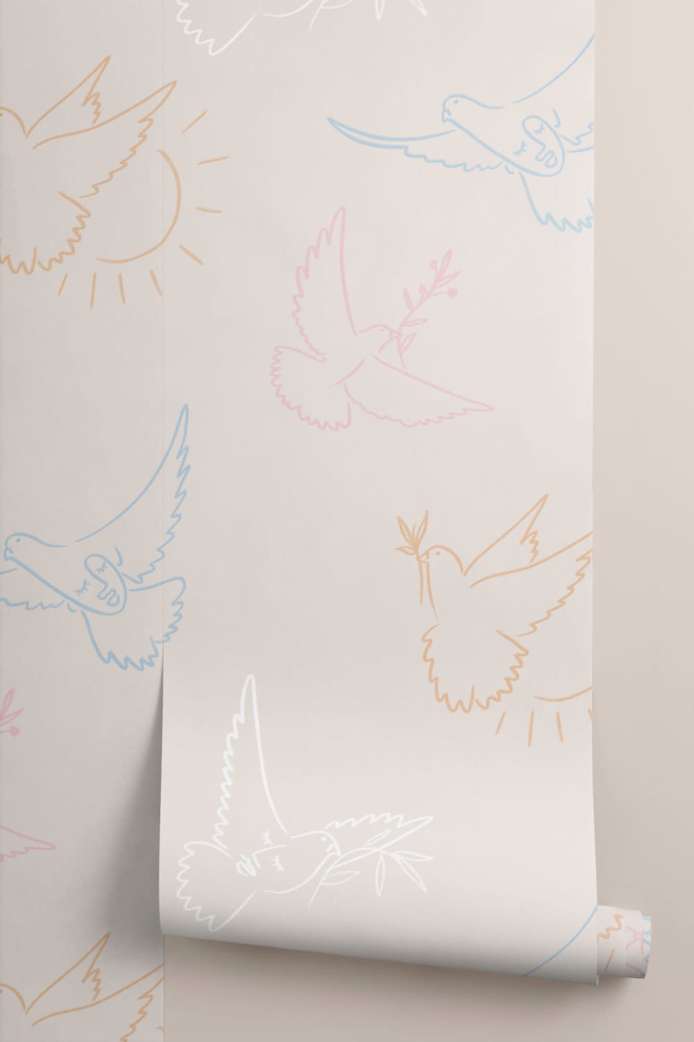 Colorful Dove Wallpaper