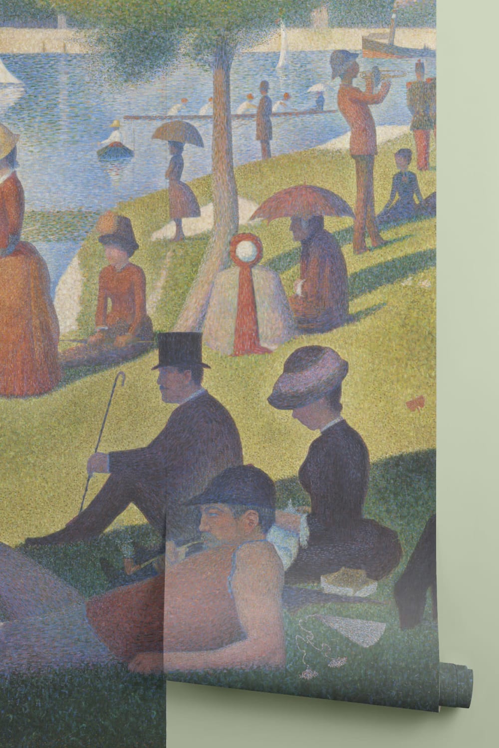 Carta da Parati Una Domenica Pomeriggio sull’Isola della Grande-Jatte di Seurat