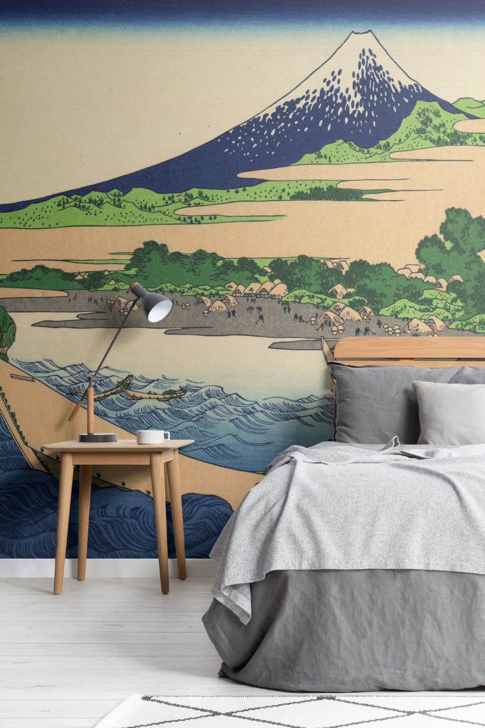 Shore of Tago Bay by Hokusai Wallpaper Mural