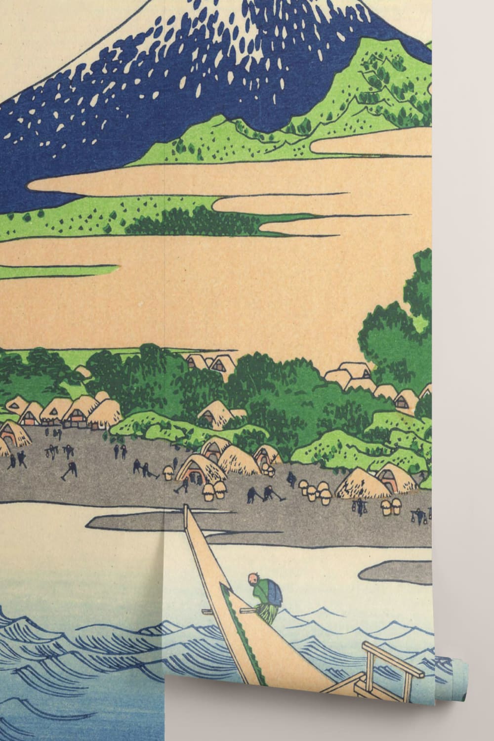 Shore of Tago Bay by Hokusai Wallpaper Mural