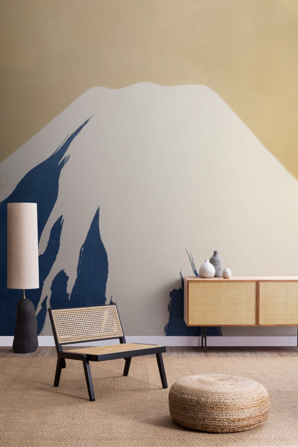 Peak of Mount Fuji by Kamisaka Sekka Japan Wallpaper Mural