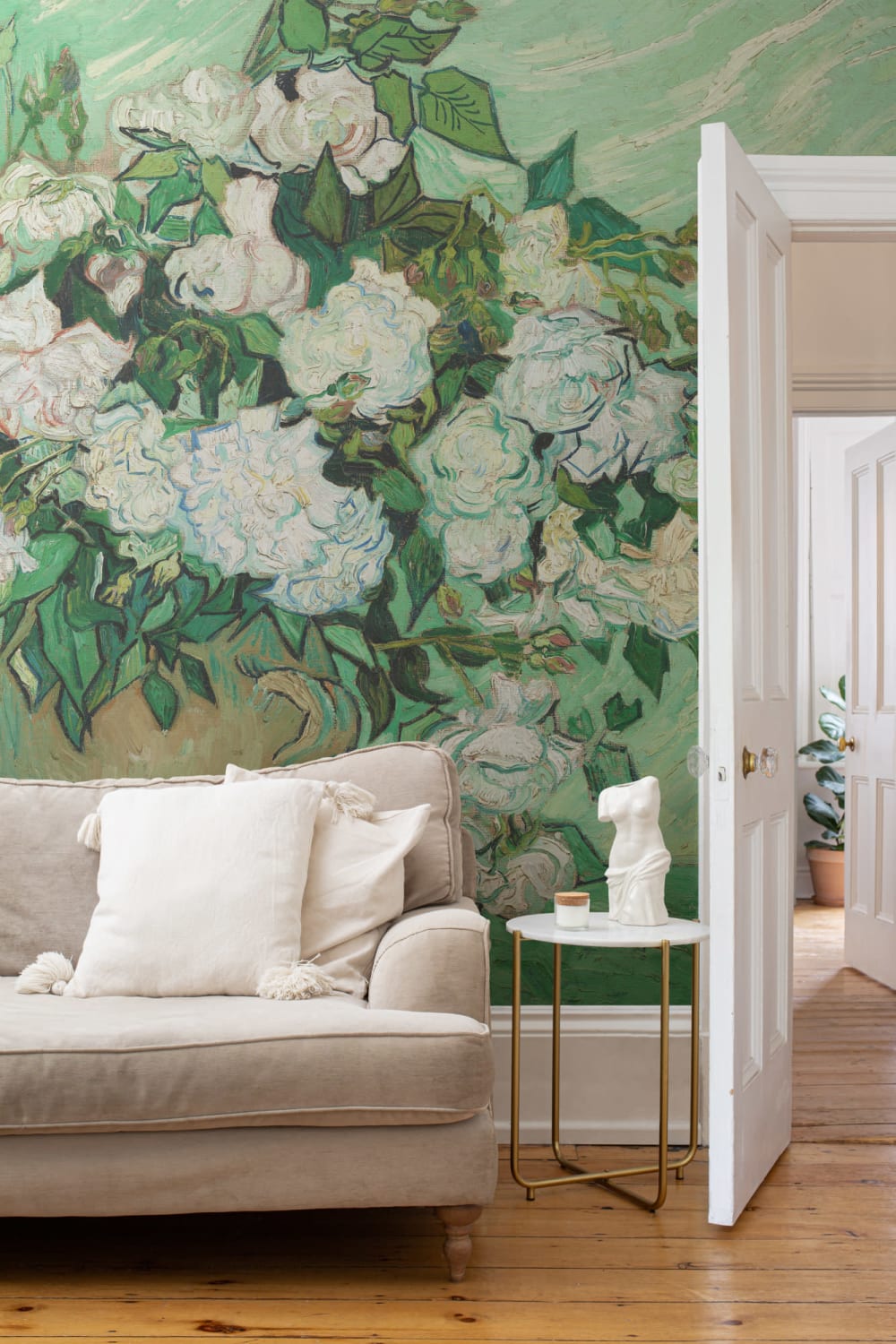 Roses by Vincent Van Gogh Wall Mural