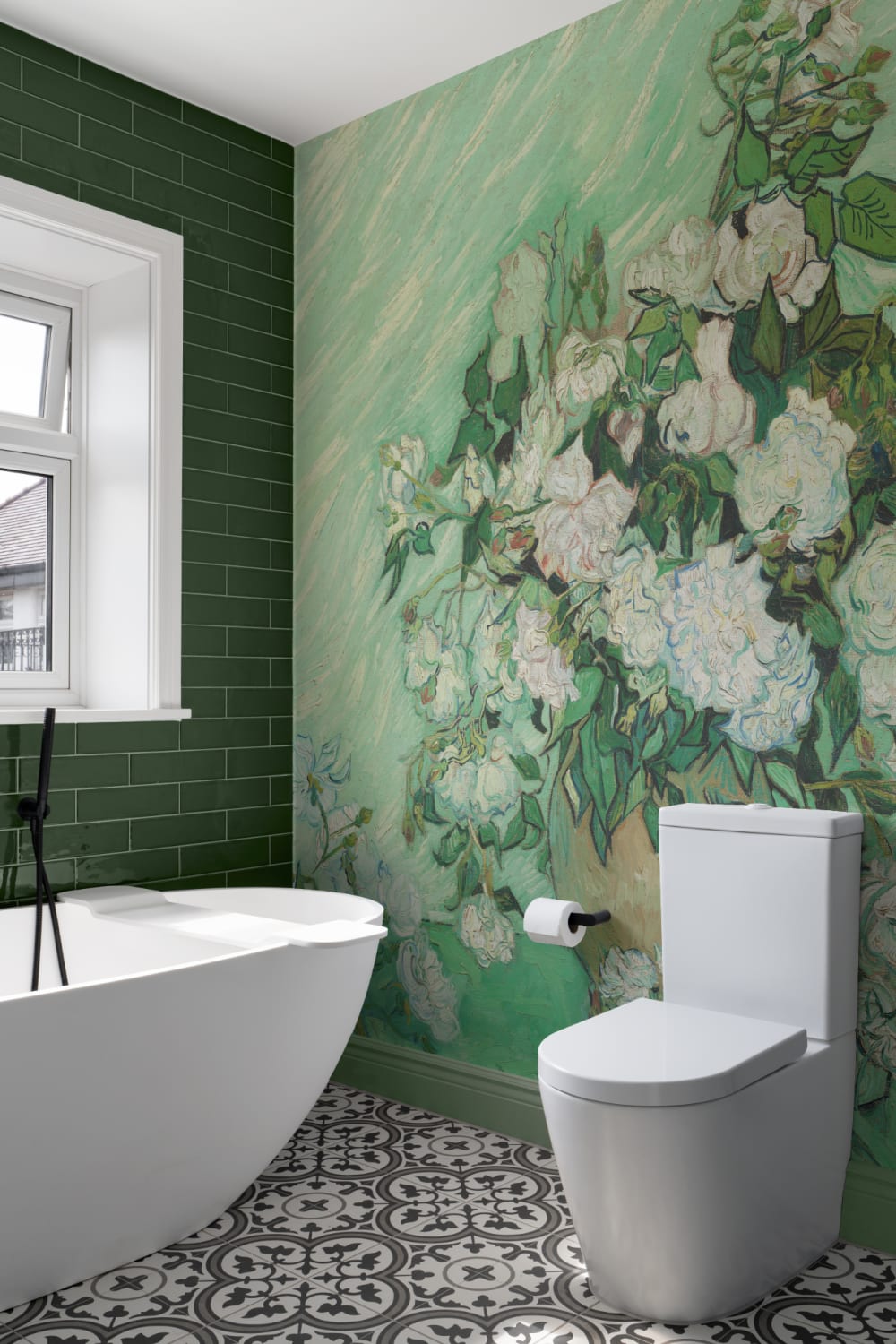 Roses by Vincent Van Gogh Wall Mural