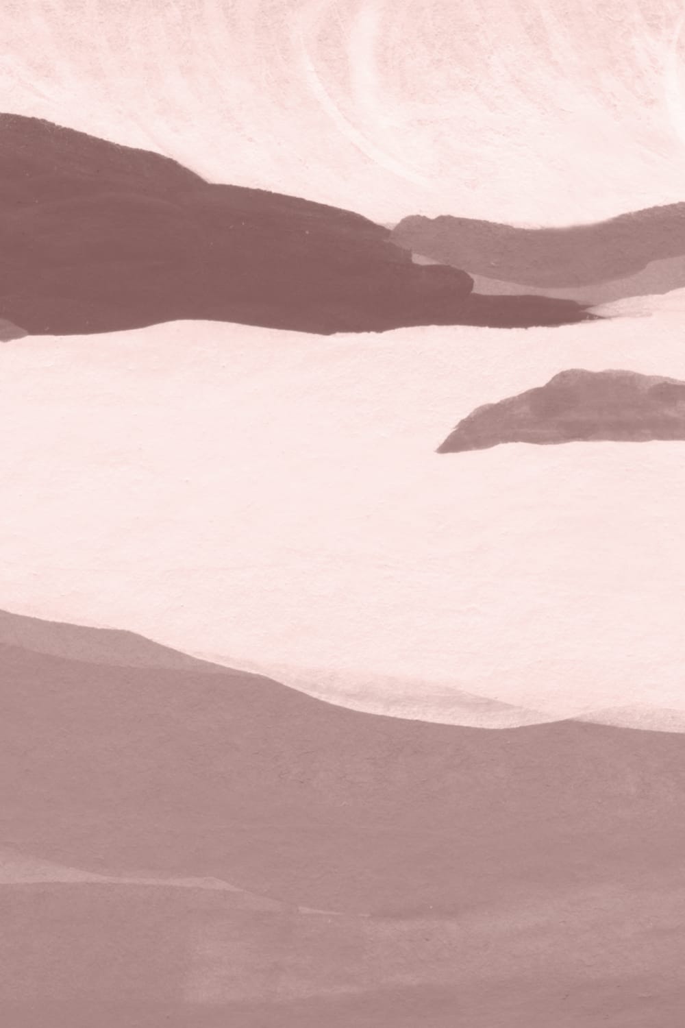 Pink Coastal Serenity Landscape Wallpaper Mural