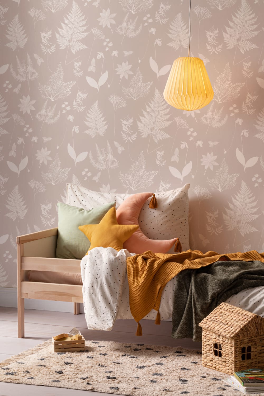 Pink Botanical Plant Wallpaper