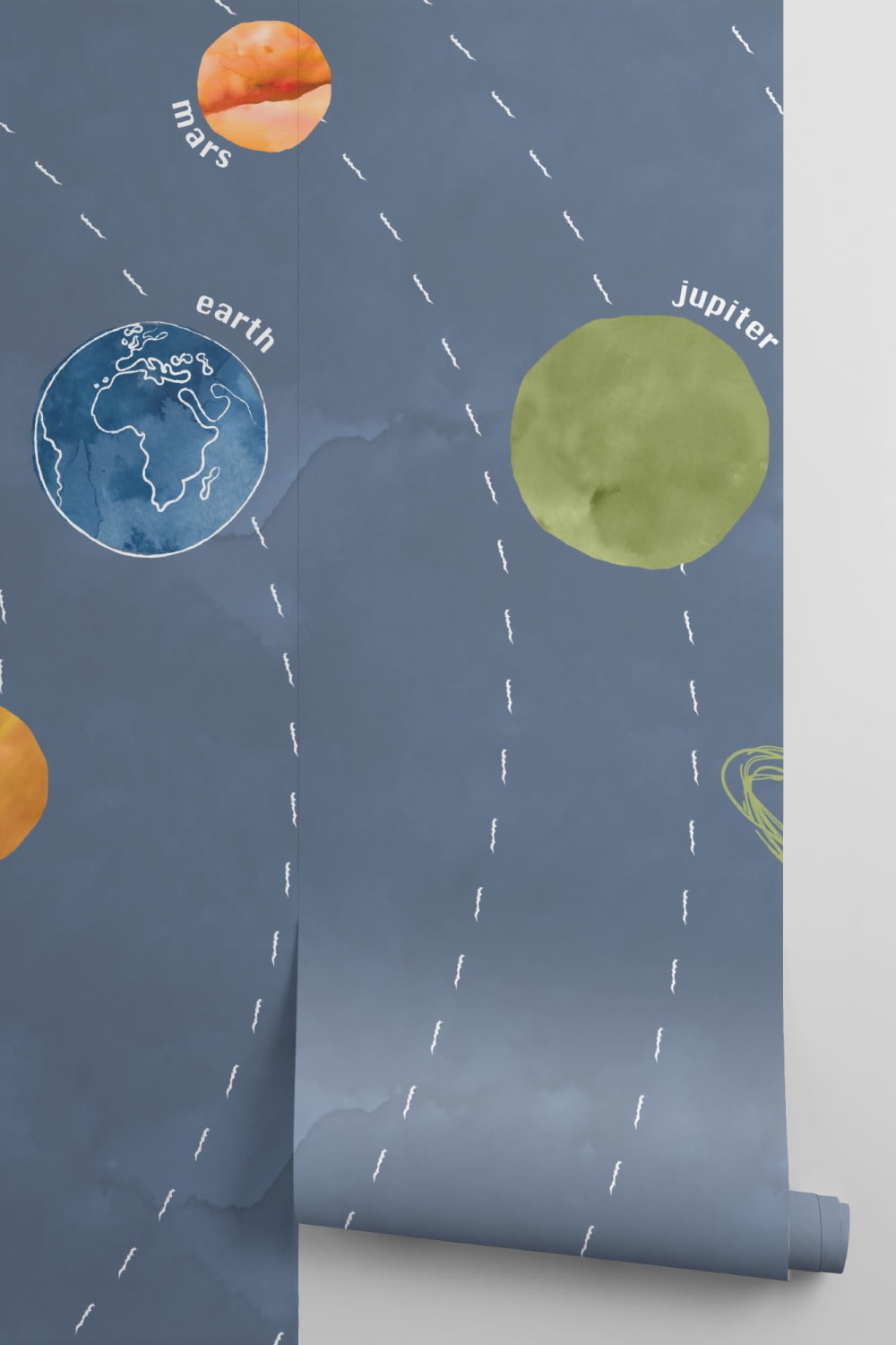 Lapset Aurinkokunnan planeetat kuvatapetti