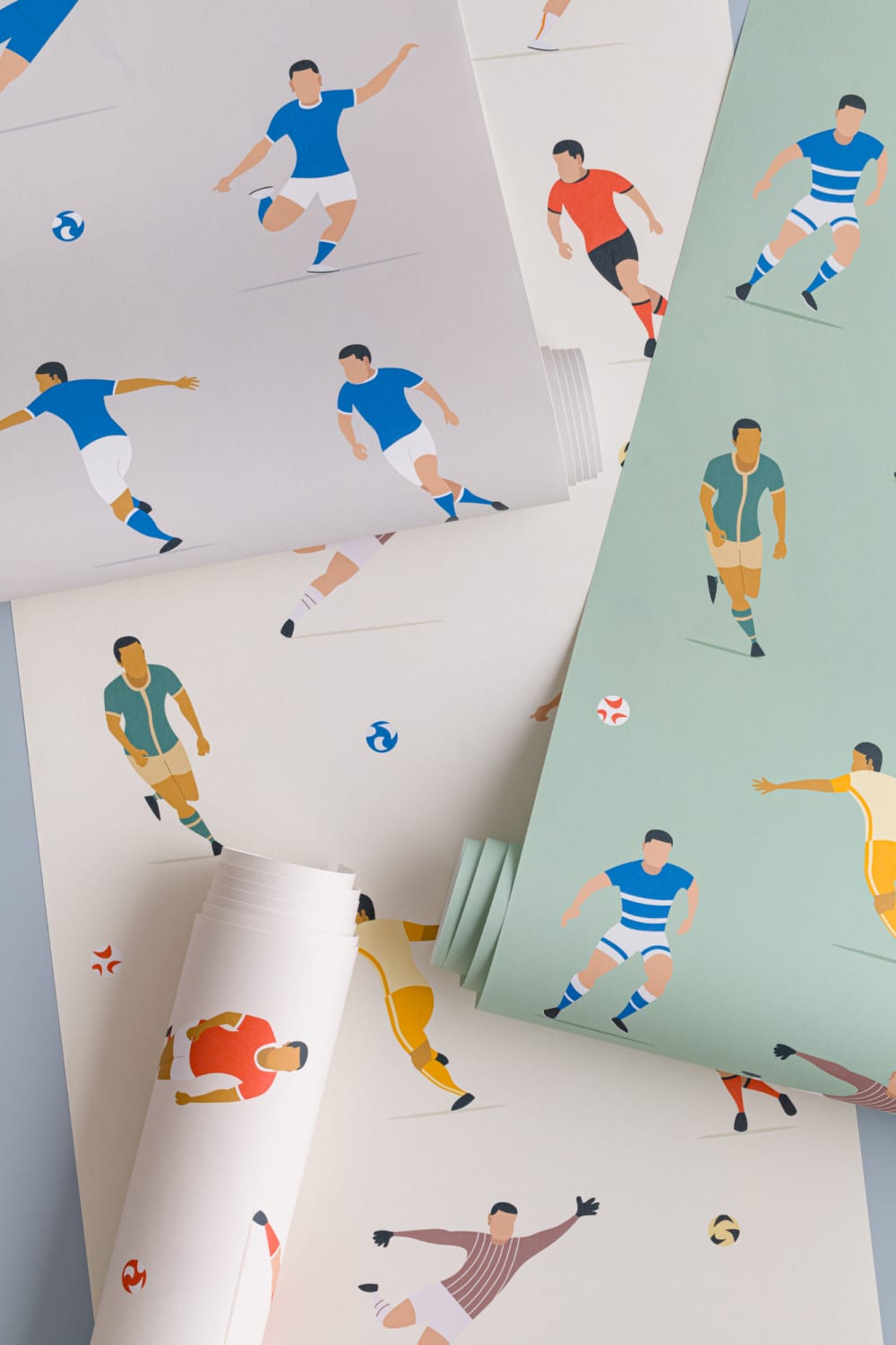 Barn gröna fotbollsspelare Bakgrund