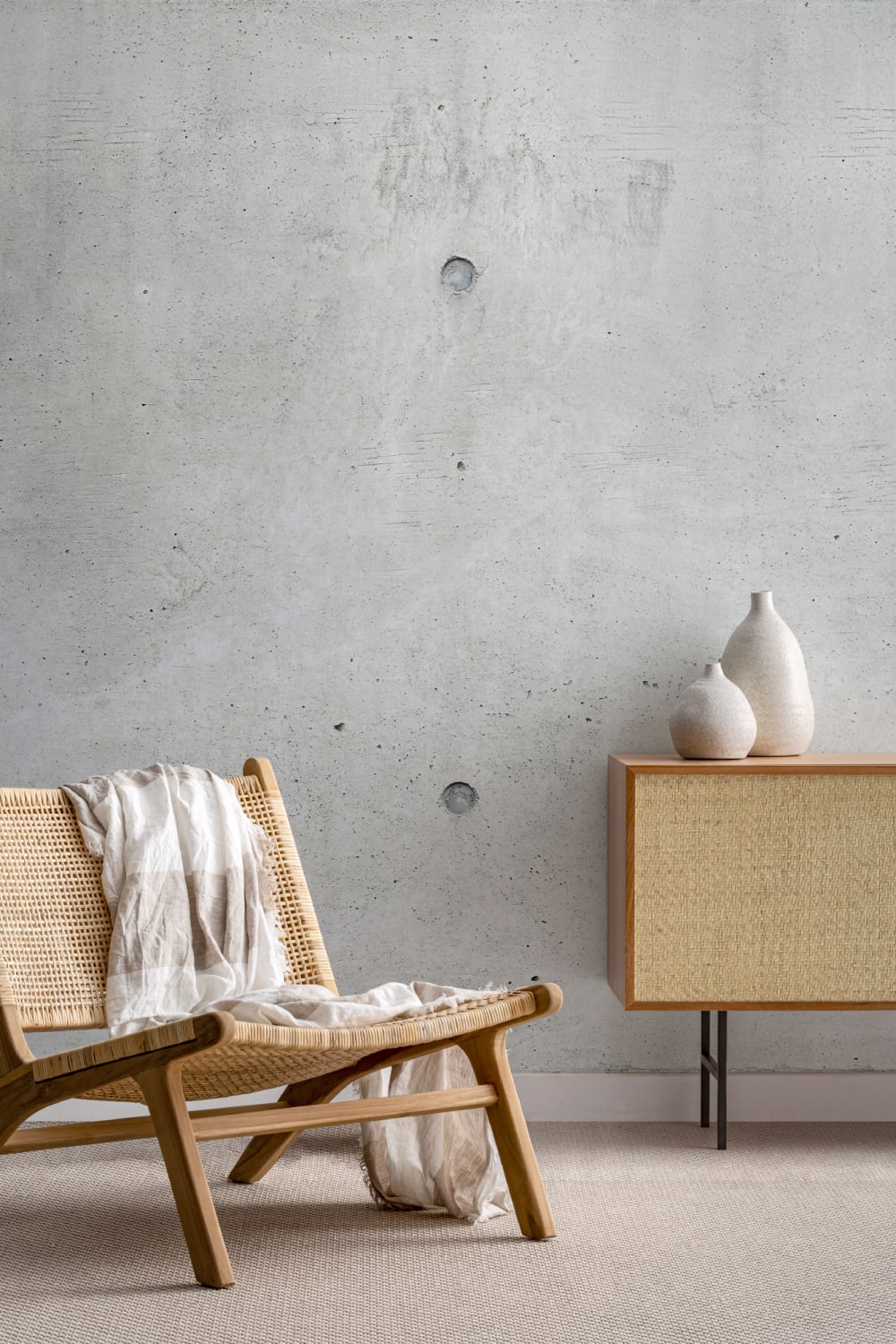 Modern Concrete Block Wallpaper Mural