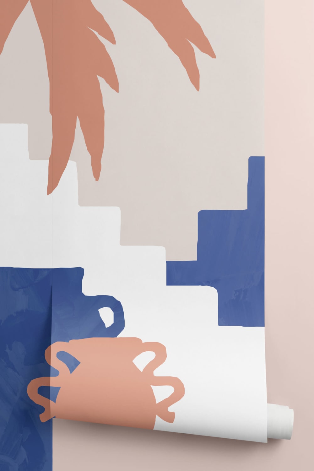 Minimalist Mediterranean Landscape Wall Mural