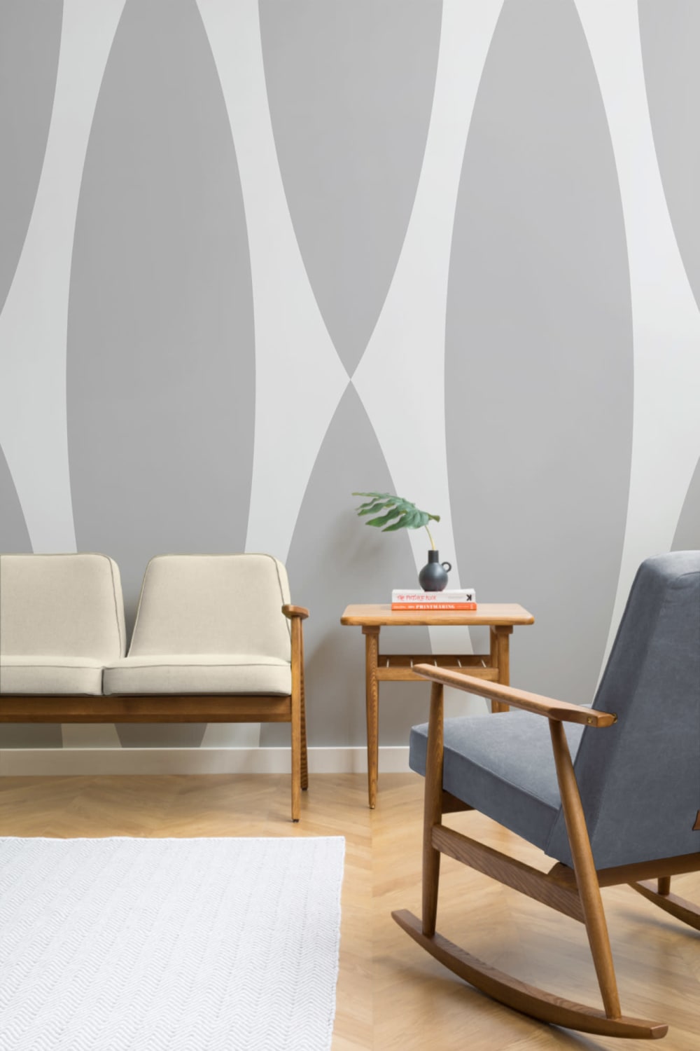 Neutra Retro kuvio kuvatapetti