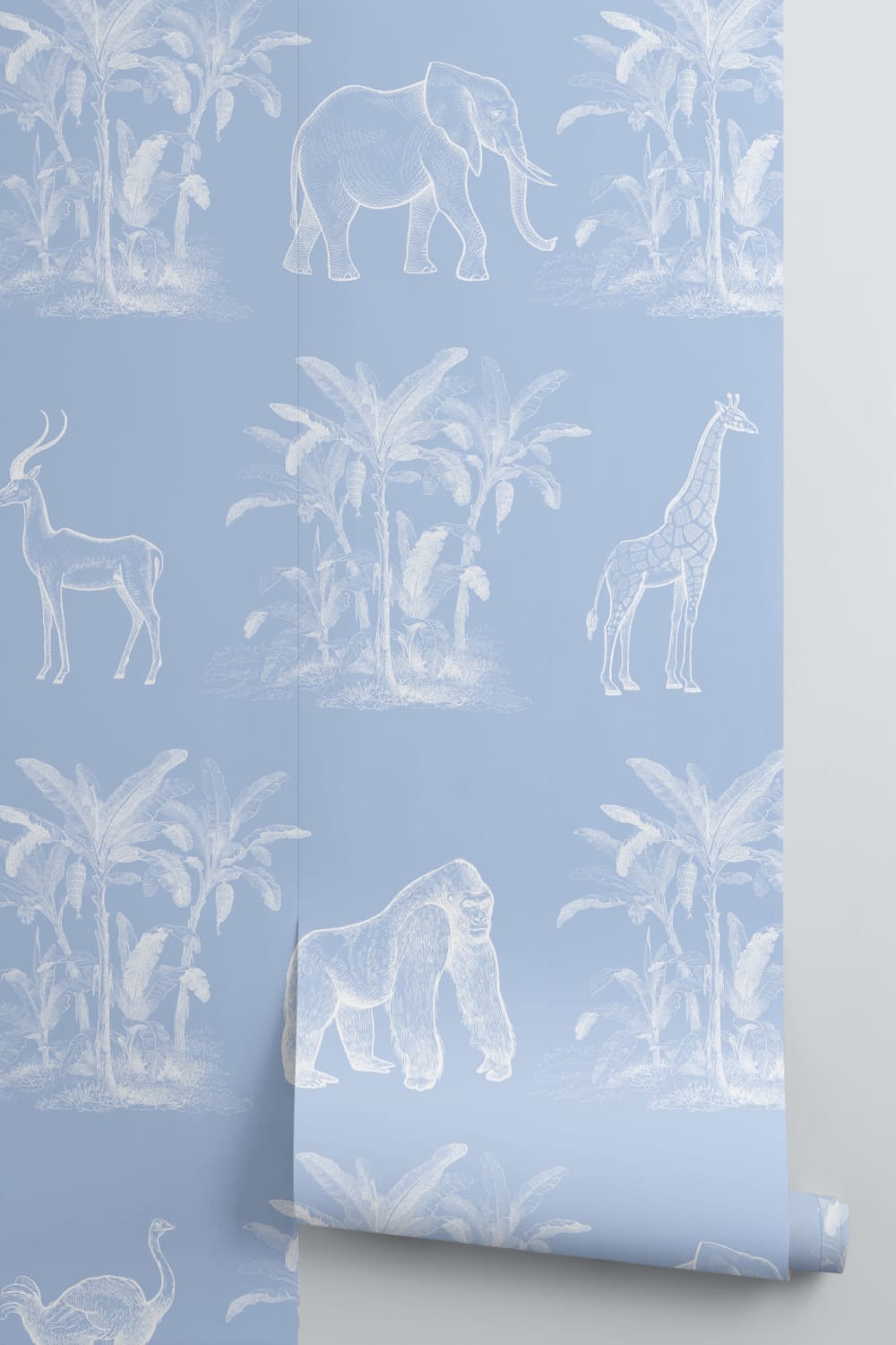 Toile de La Jungle Vintage Ontdekkingsreis Behang Muurschildering