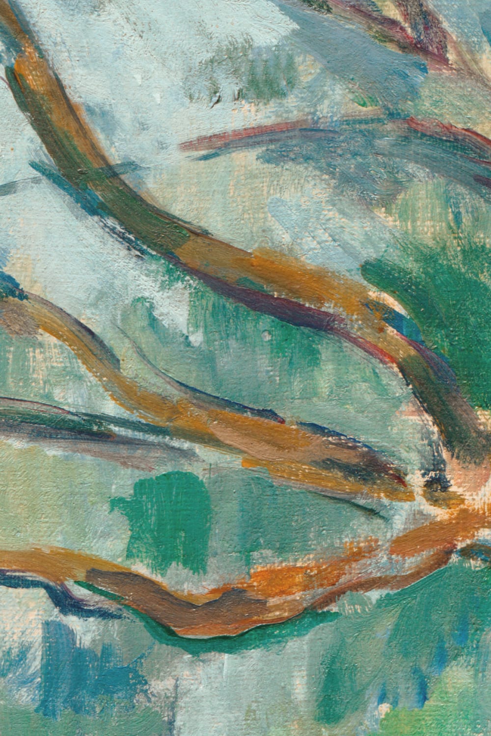 The Brook Wall Mural in Natural Classic Tones