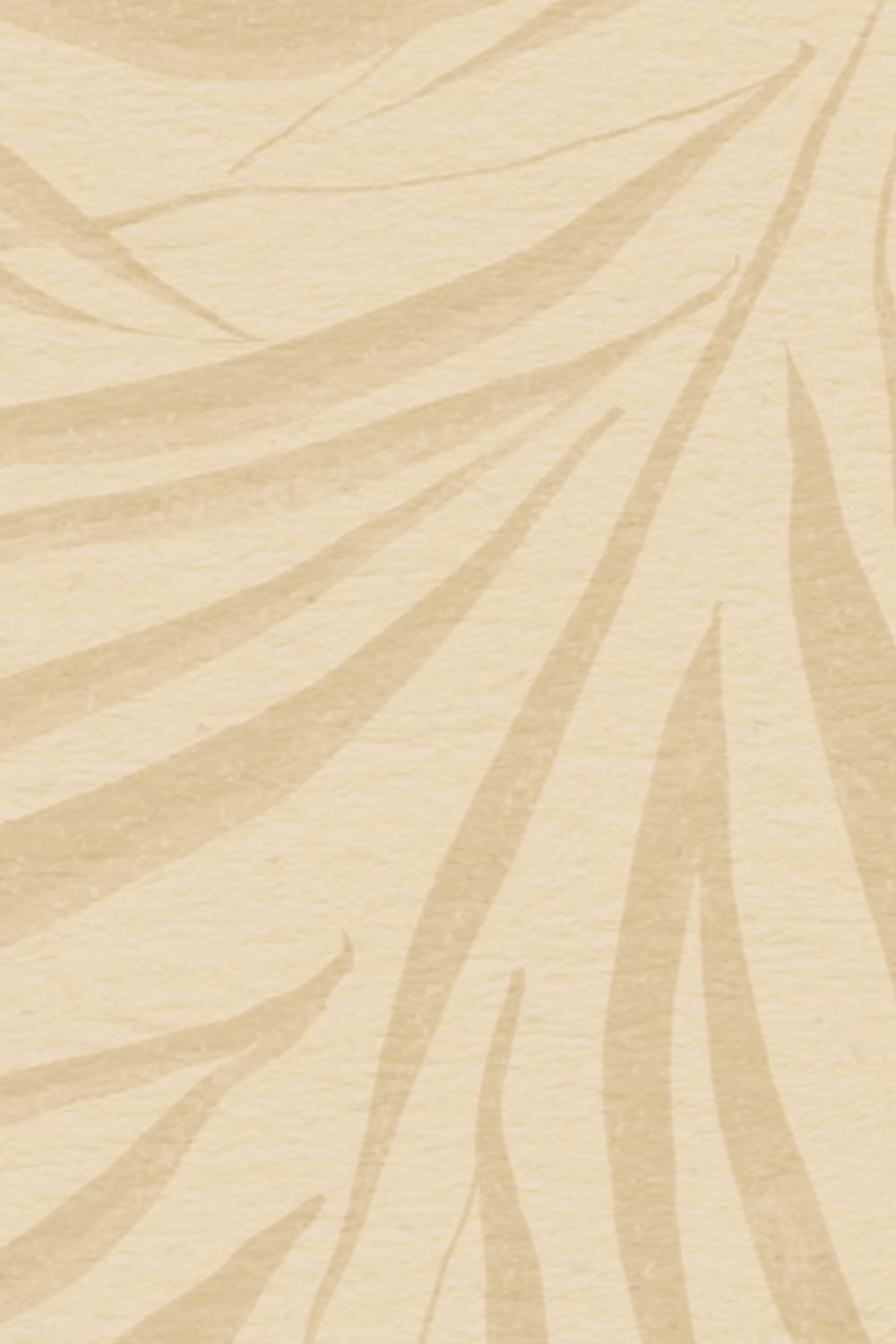 Sombra Light Neutral Palm Leaf Wall Mural with Soft Textured Effect