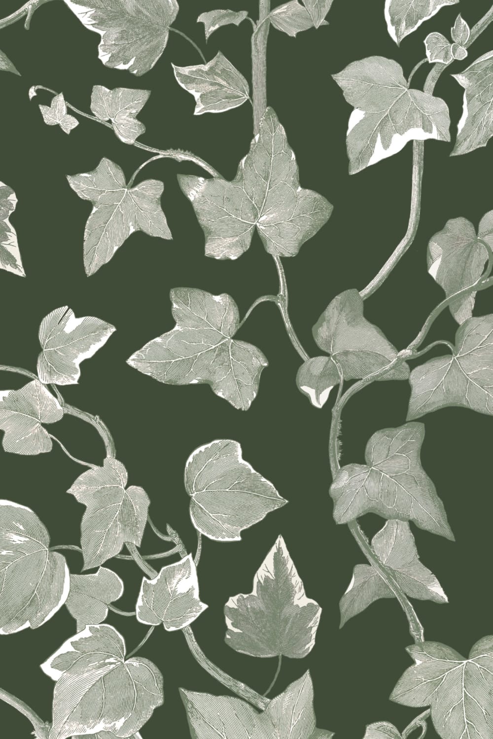 Green Heritage Ivy Wallpaper