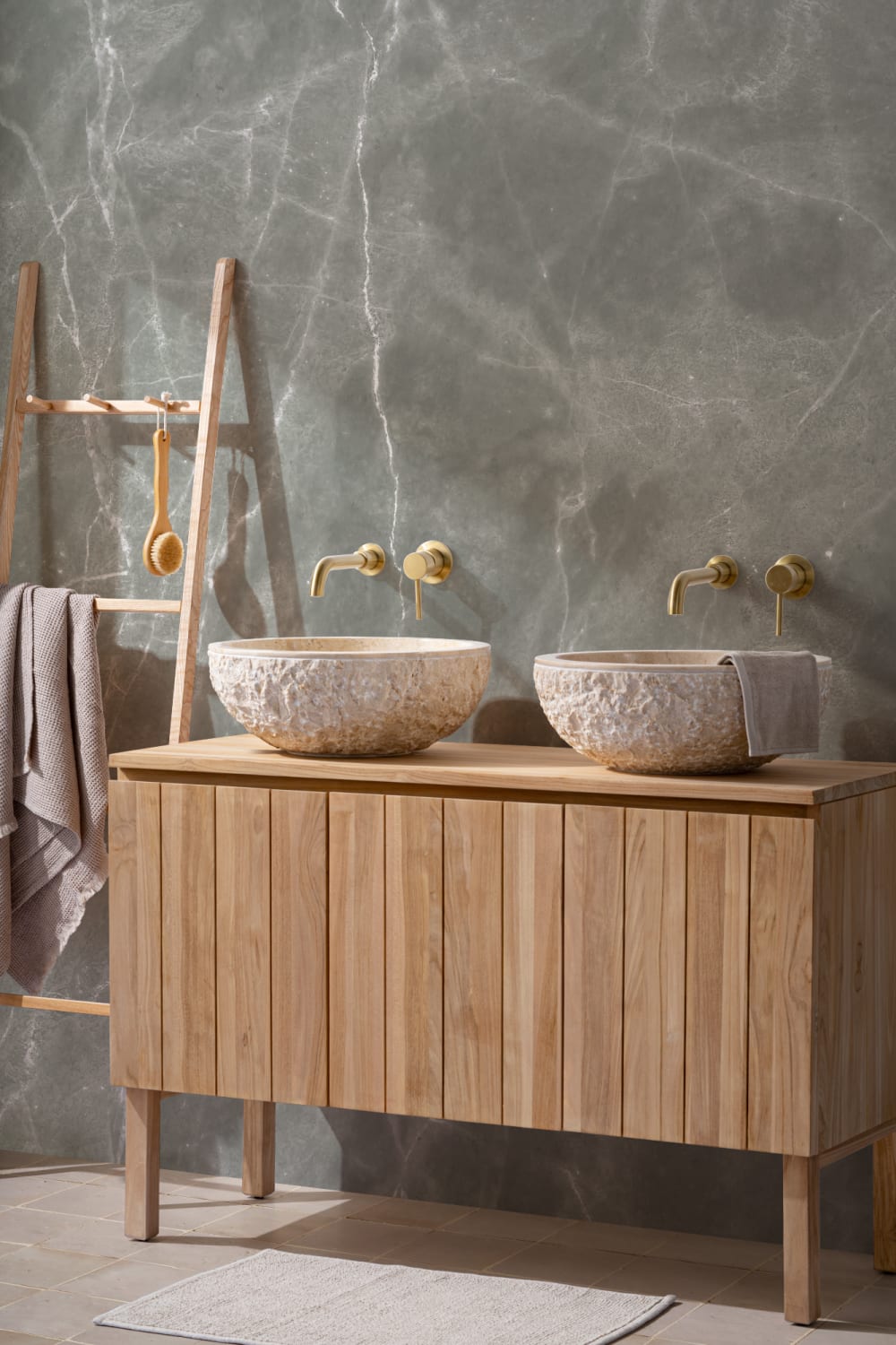 Sage Marble Effect Wallpaper Mural