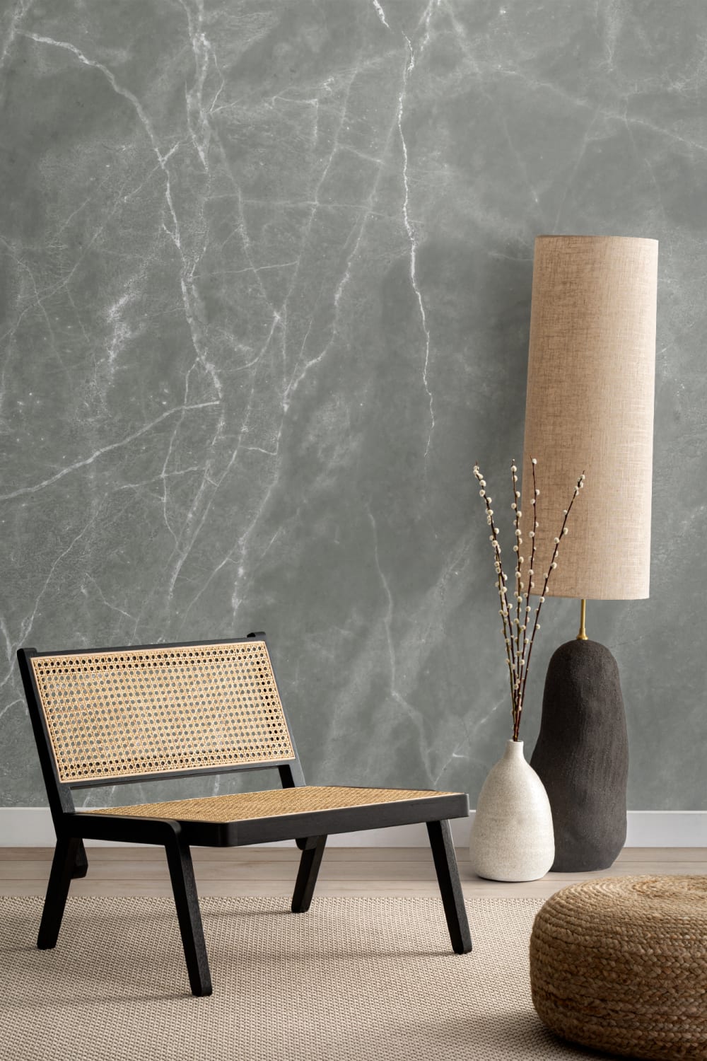 Sage Marble Effect Wallpaper Mural