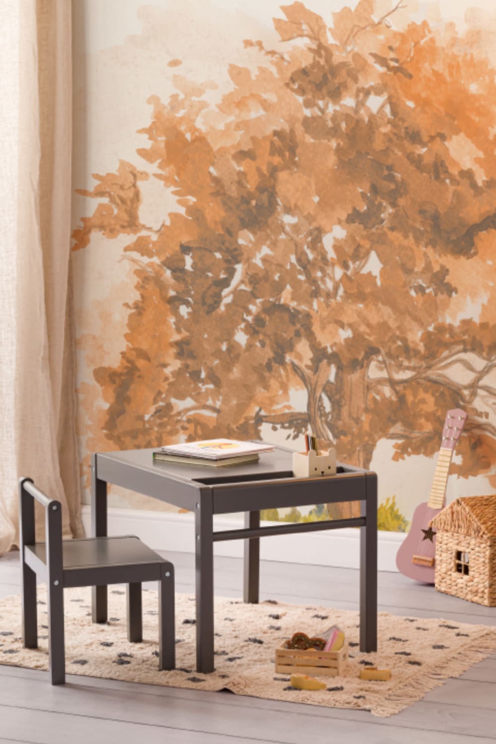 Autumn Oak Tree Wallpaper Mural