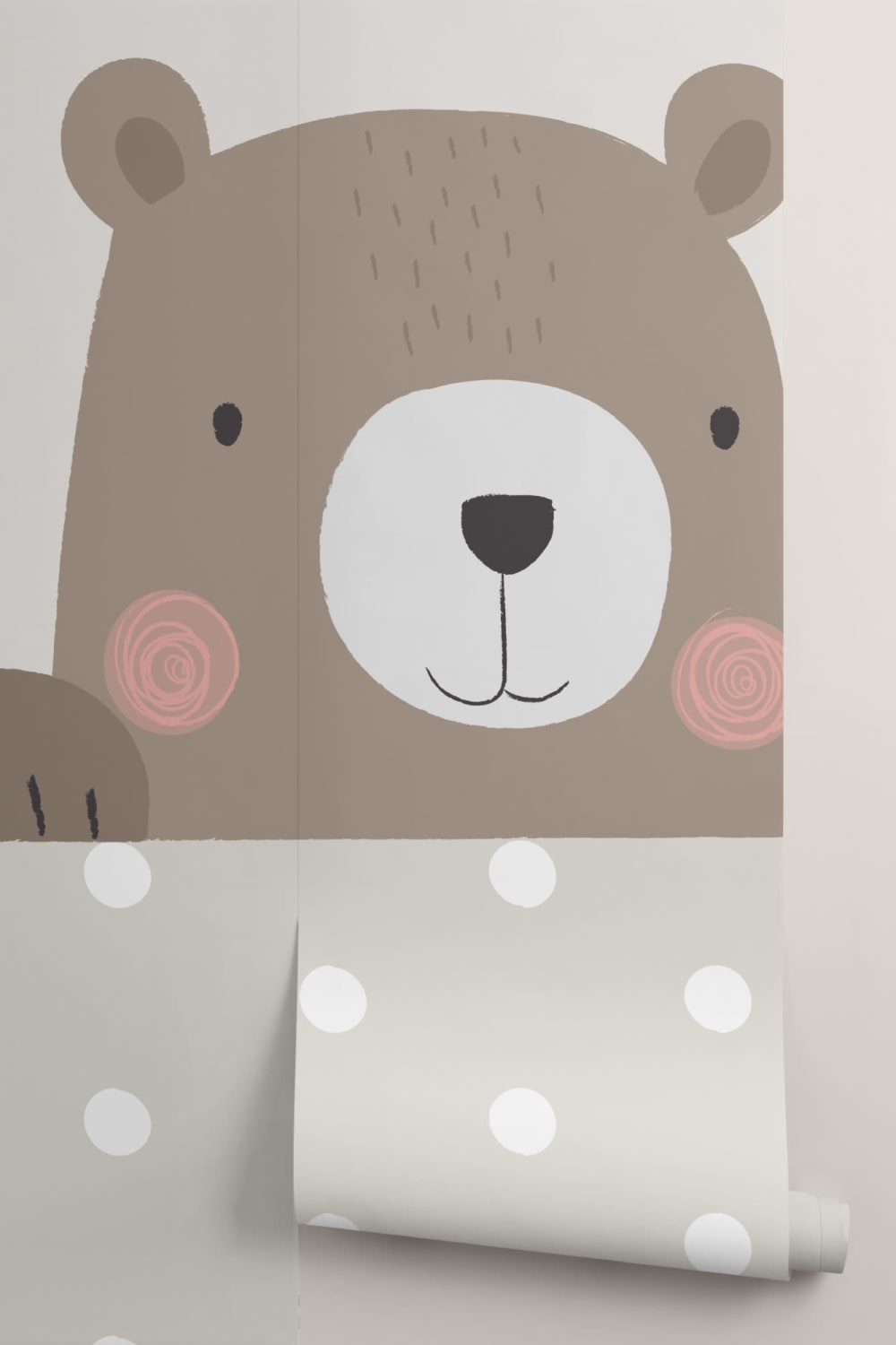 Peek-a-Boo Bernie Bear Fototapet