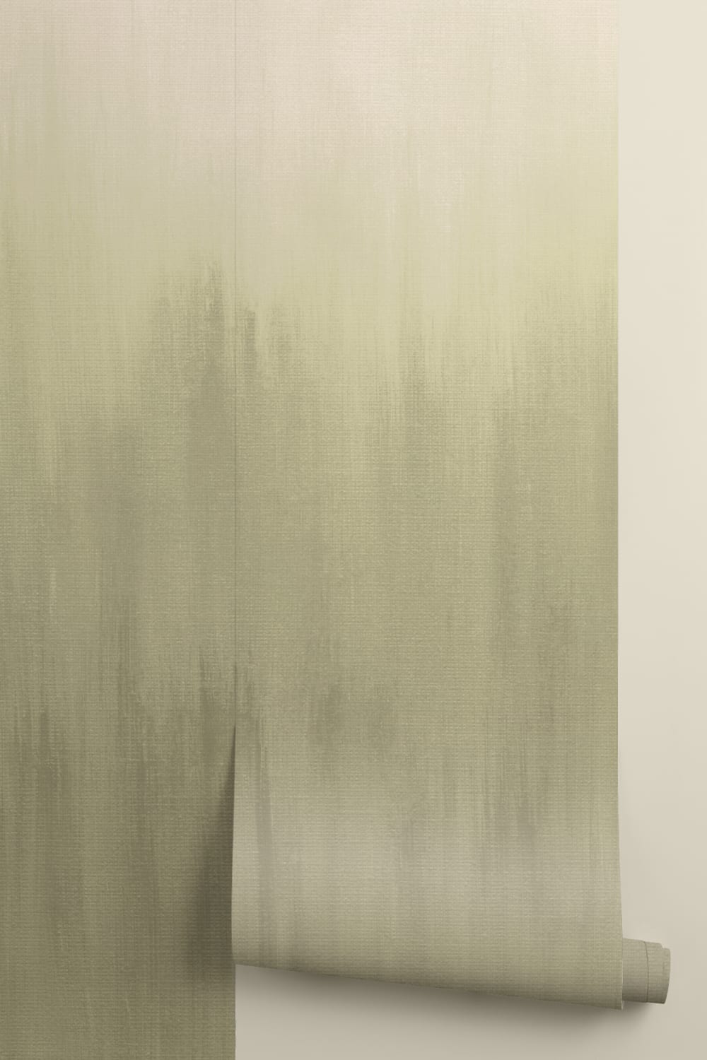 Muted Green Textured Ombre Atmosphere Wall Mural