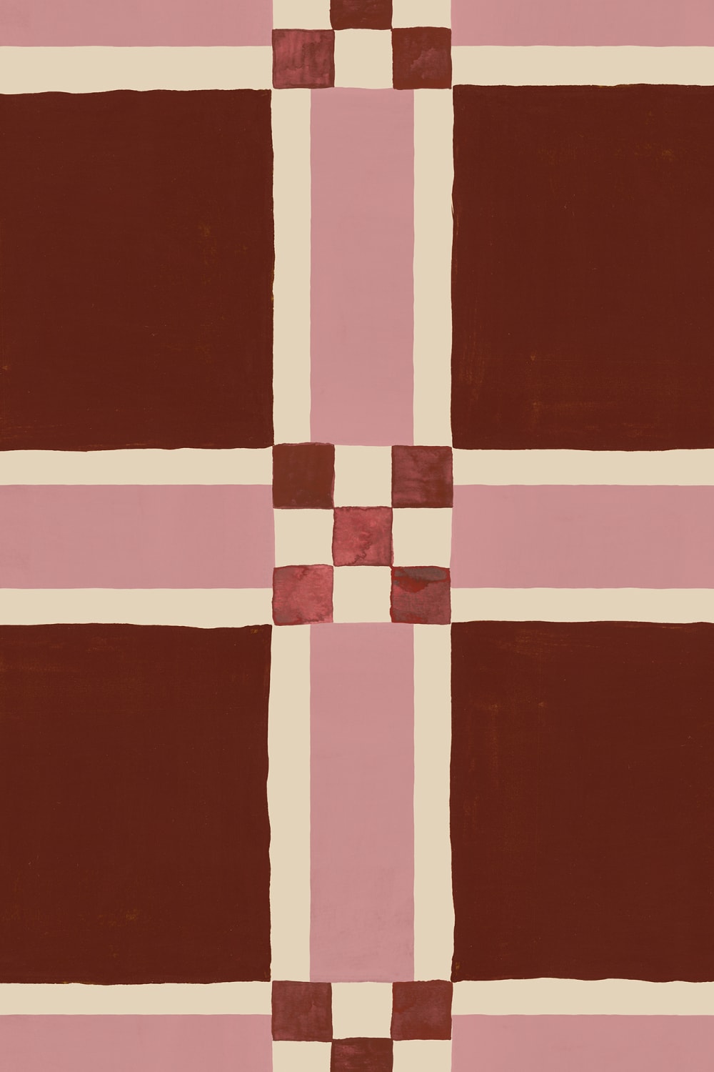 Bourgondisch raster met een gedurfde flair