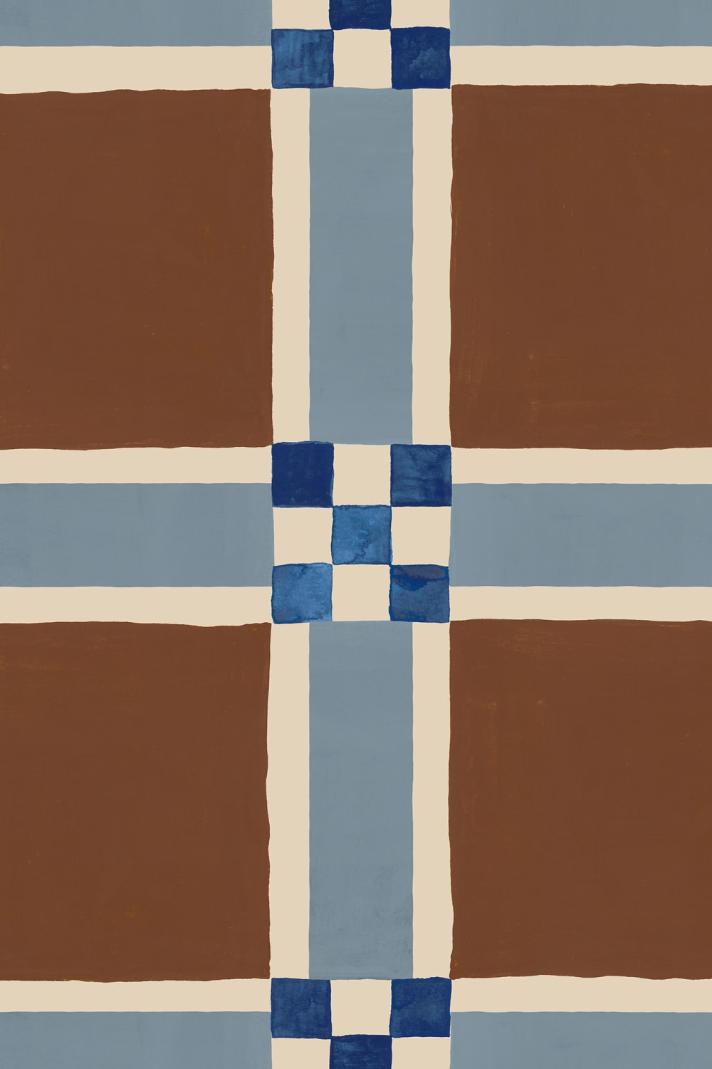 Geometric Charm in Earthy Tones