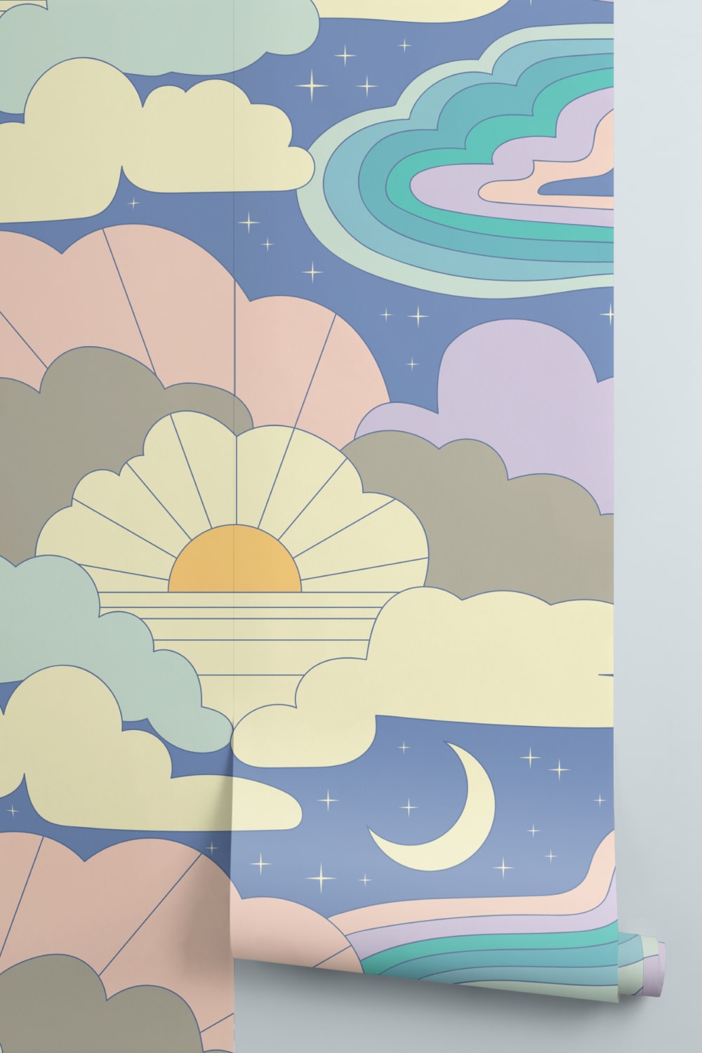 Elizabeth Olwen Fioletowa fototapeta Cosmic Skyway