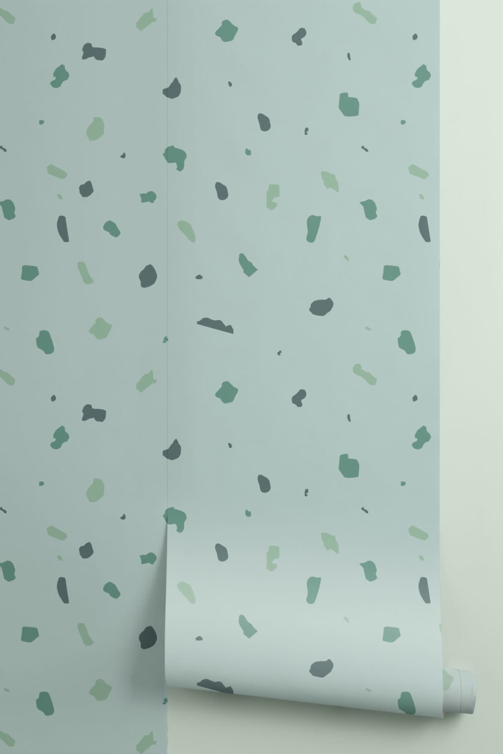 Fototapete Grüner Terrazzo