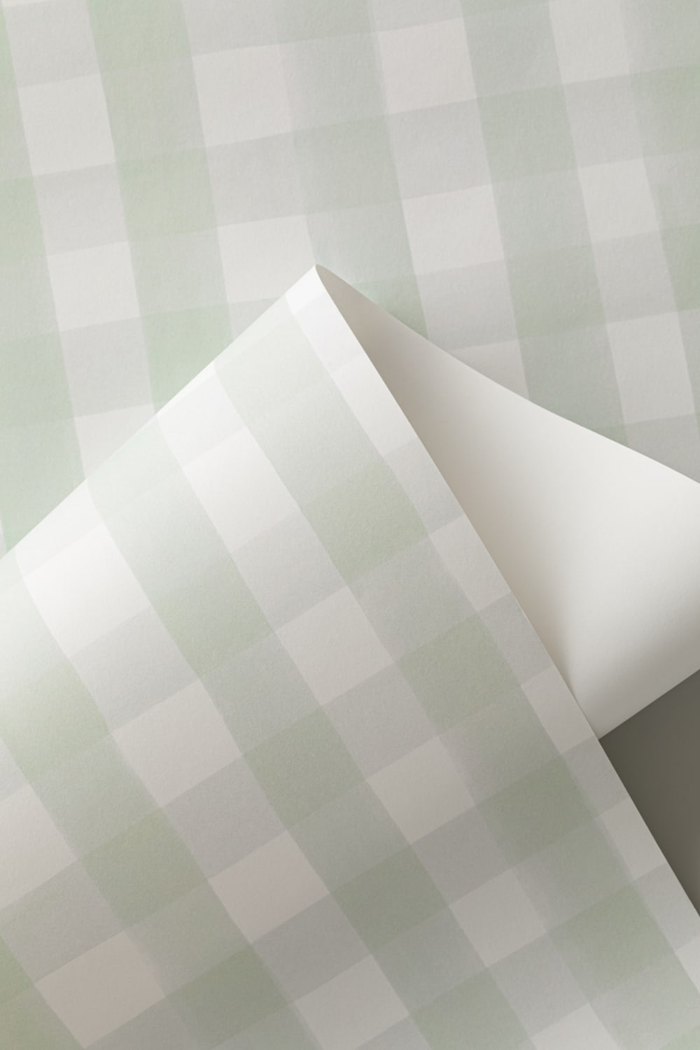 Tapet Gingham verde