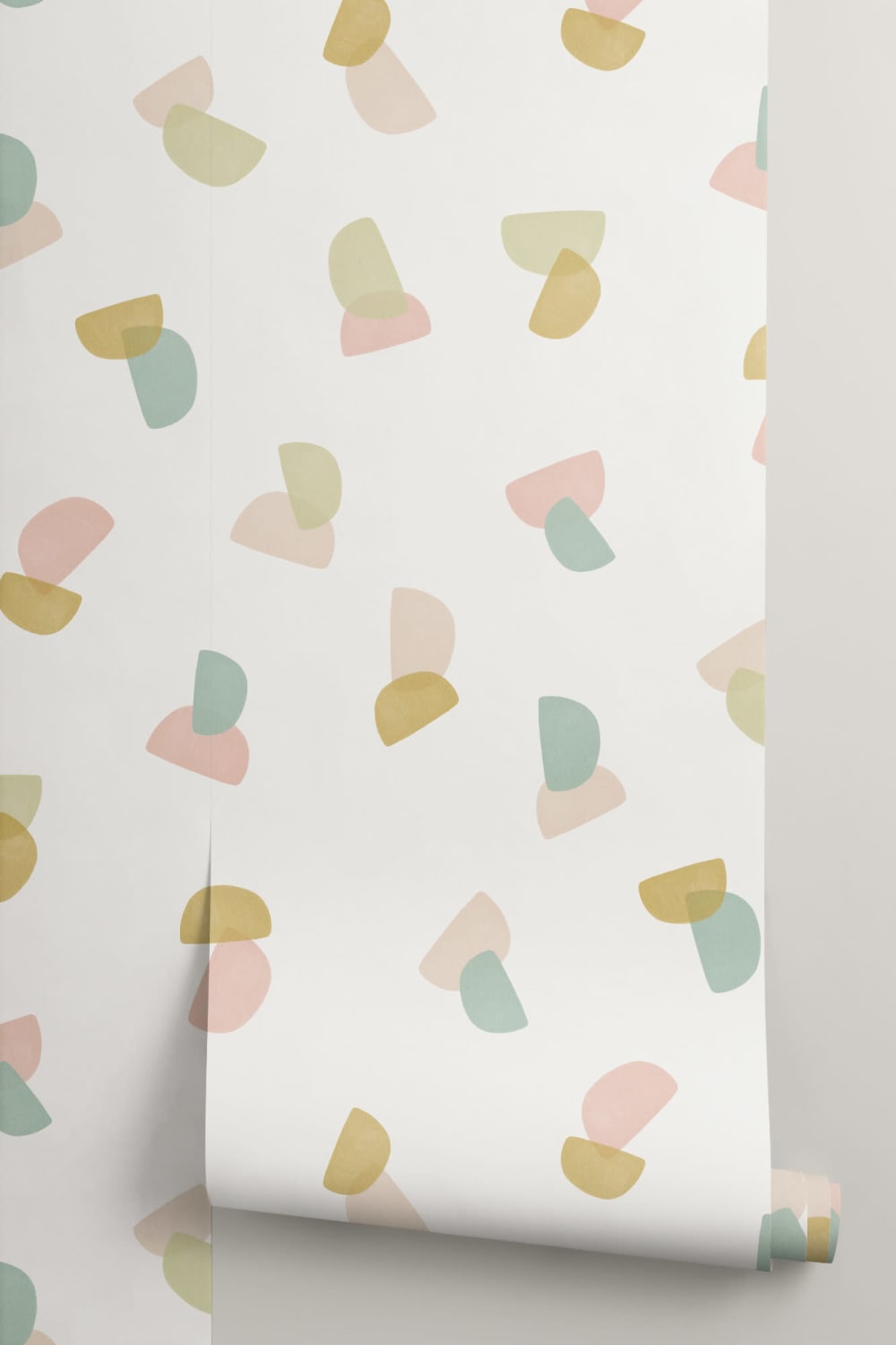 Colorful Pastel Moons Wallpaper