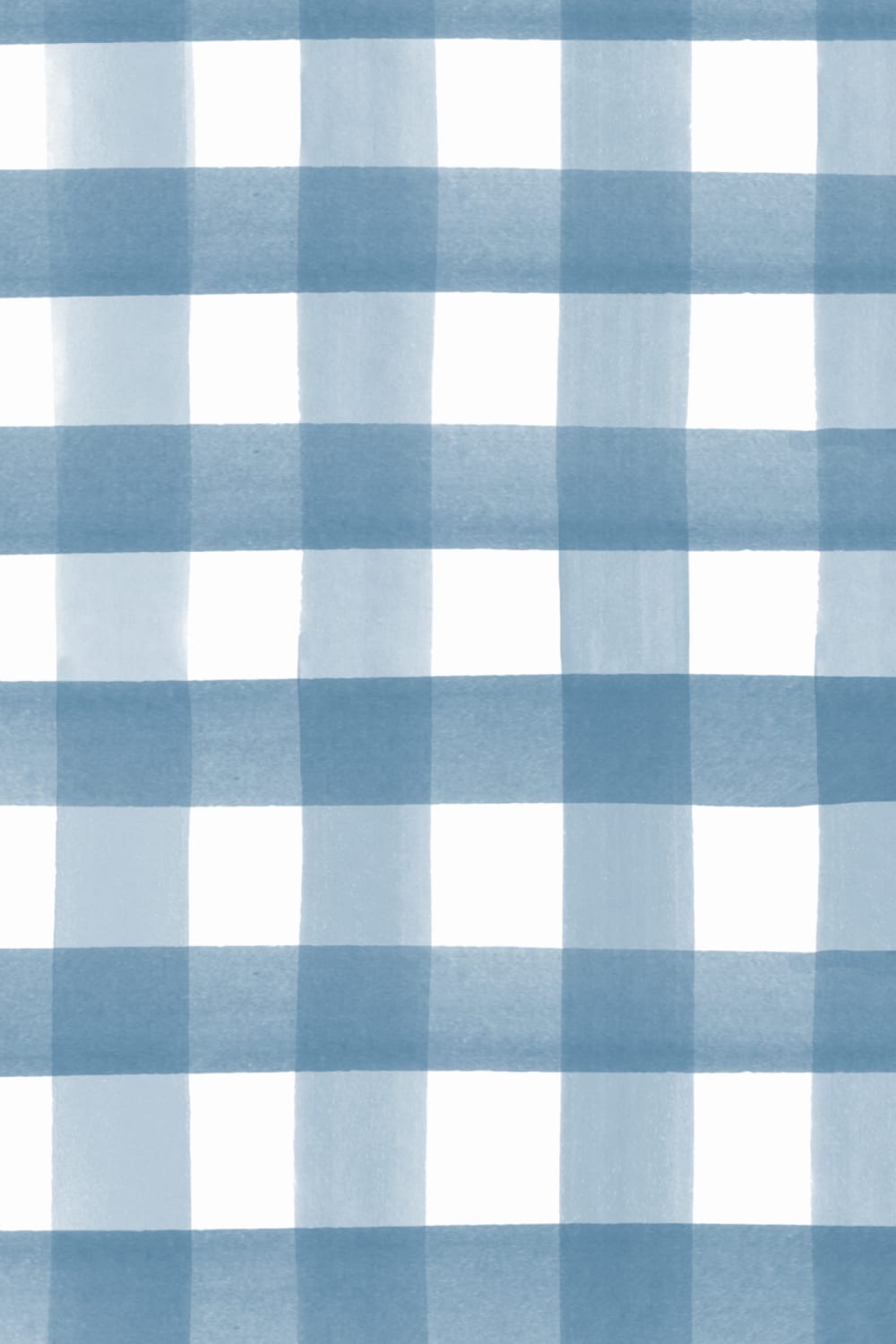 Navy Watercolor Gingham Wallpaper